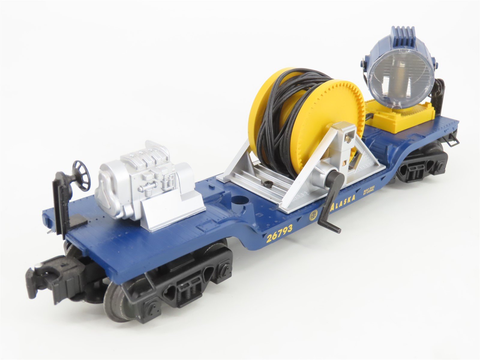 O Gauge 3-Rail Lionel 6-26793 ARR Alaska Extension Searchlight Car #26793