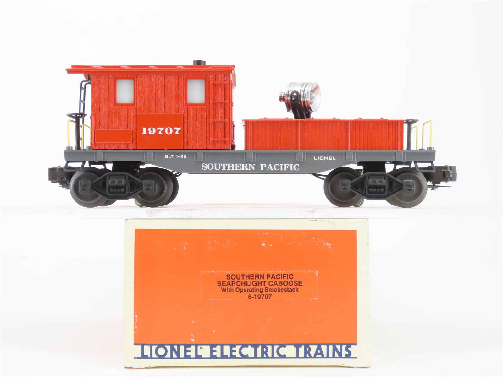 O Gauge 3-Rail Lionel 6-19707 SP Southern Pacific Searchlight Caboose #19707