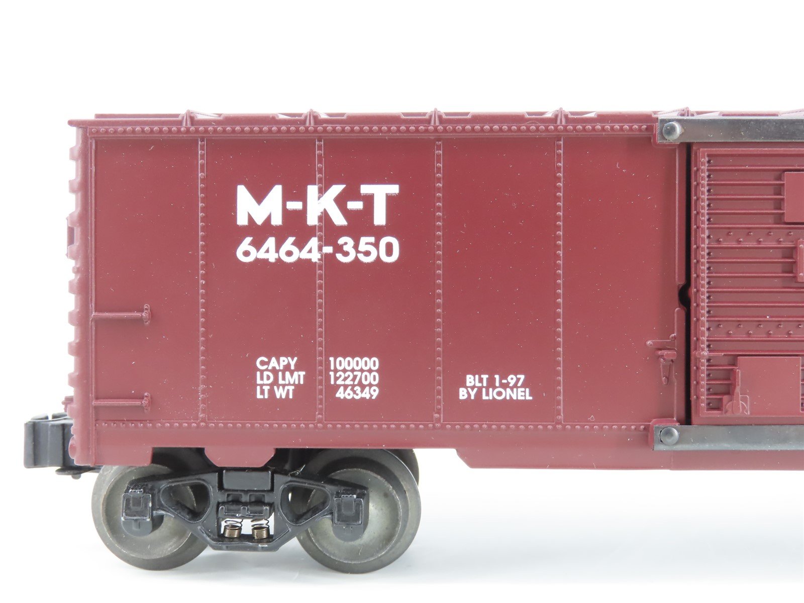 O Gauge 3-Rail Lionel 6-19293 M-K-T Katy Single Door Box Car #6464-350