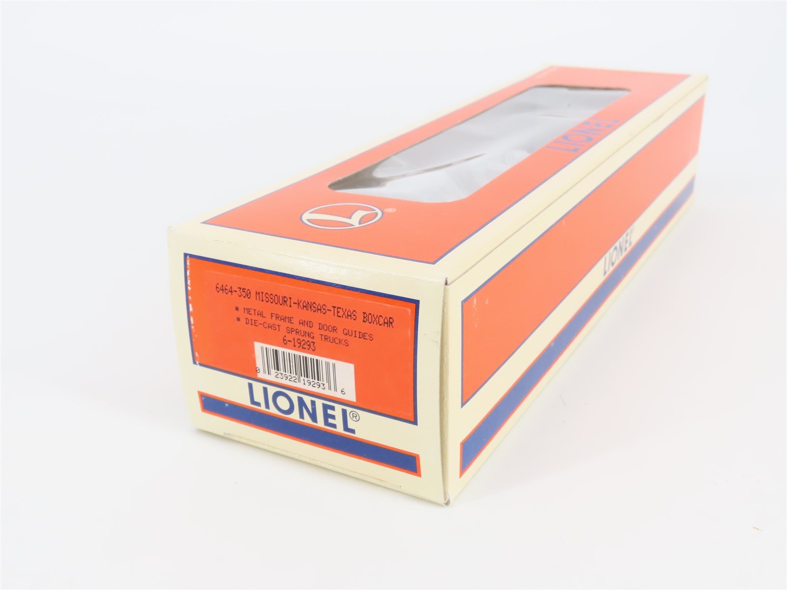 O Gauge 3-Rail Lionel 6-19293 M-K-T Katy Single Door Box Car #6464-350