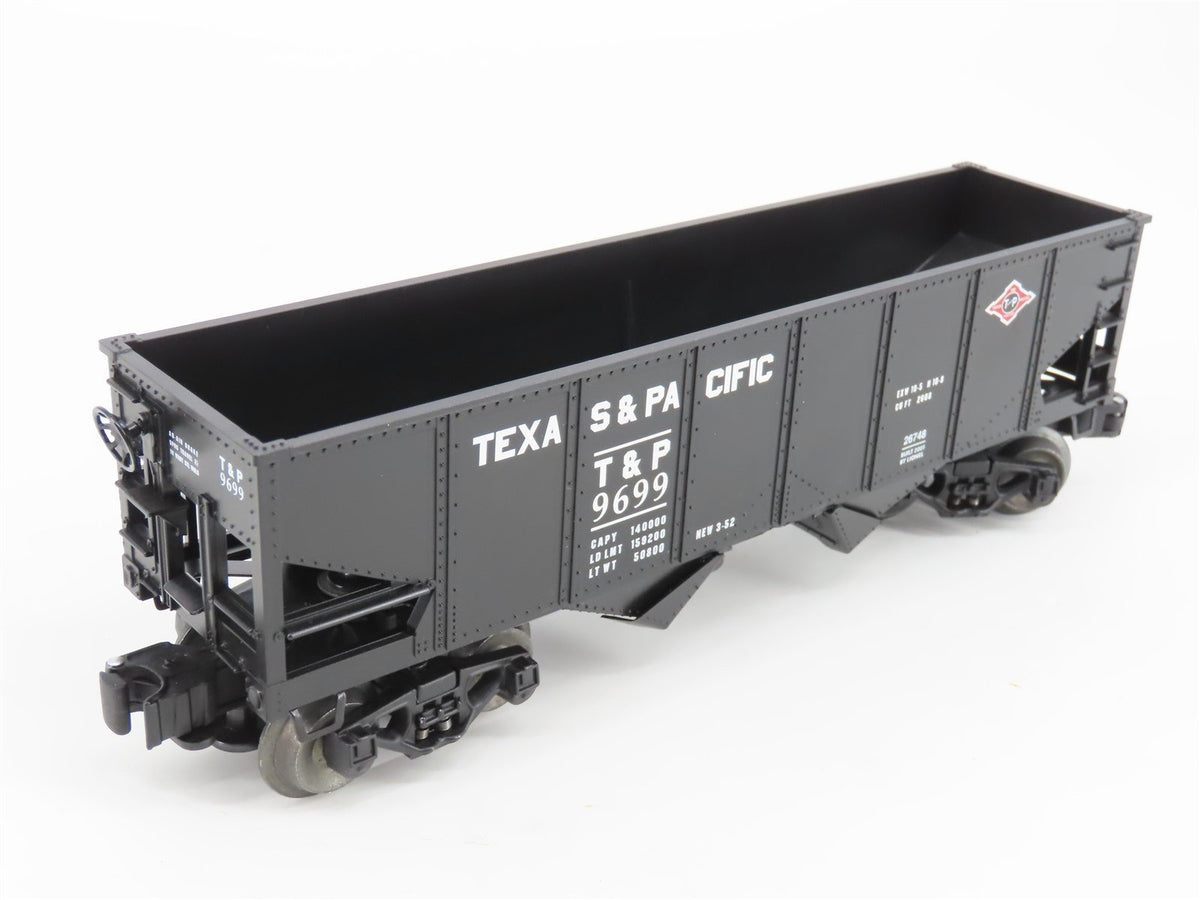 O Gauge 3-Rail Lionel 6-26748 T&amp;P Texas &amp; Pacific Railroad 2-Bay Hopper #9699