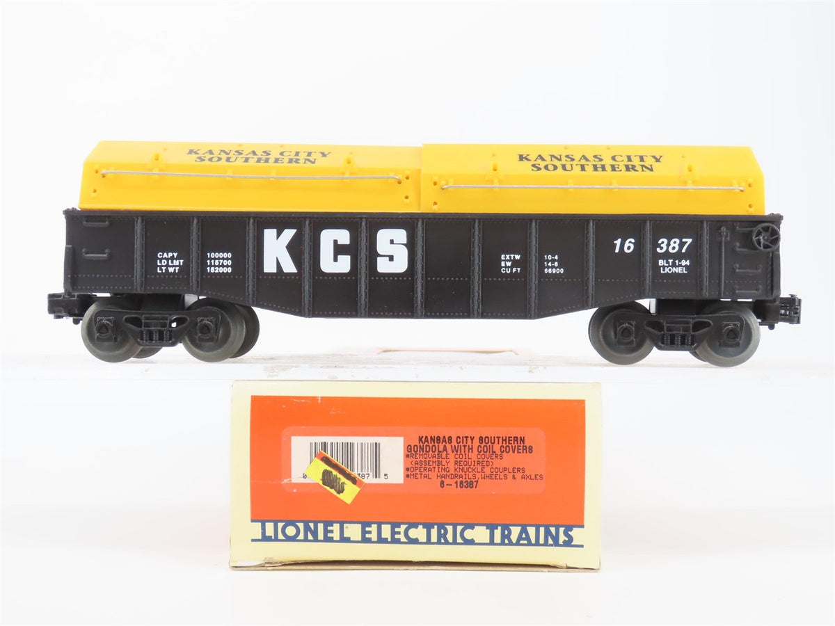 O Gauge 3-Rail Lionel 6-16387 KCS Kansas City Southern Gondola #16387