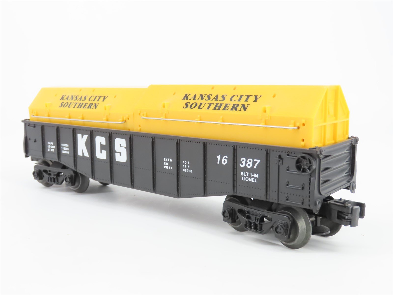 O Gauge 3-Rail Lionel 6-16387 KCS Kansas City Southern Gondola #16387