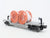 O Gauge 3-Rail Lionel Postwar 6-26046 Flat Car #6561 w/ Cable Reels