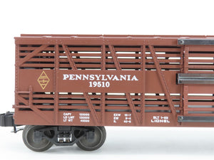 O Gauge 3-Rail Lionel 6-19510 PRR Pennsylvania Railroad Stock Car #19510