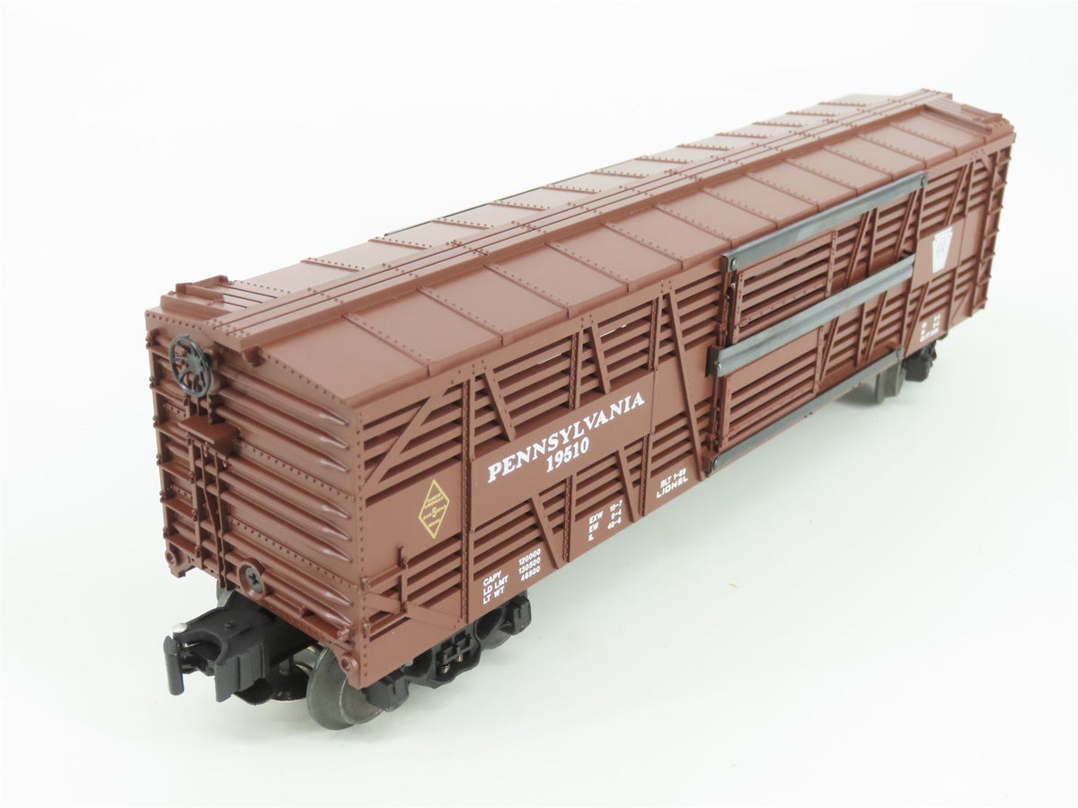 O Gauge 3-Rail Lionel 6-19510 PRR Pennsylvania Railroad Stock Car #19510