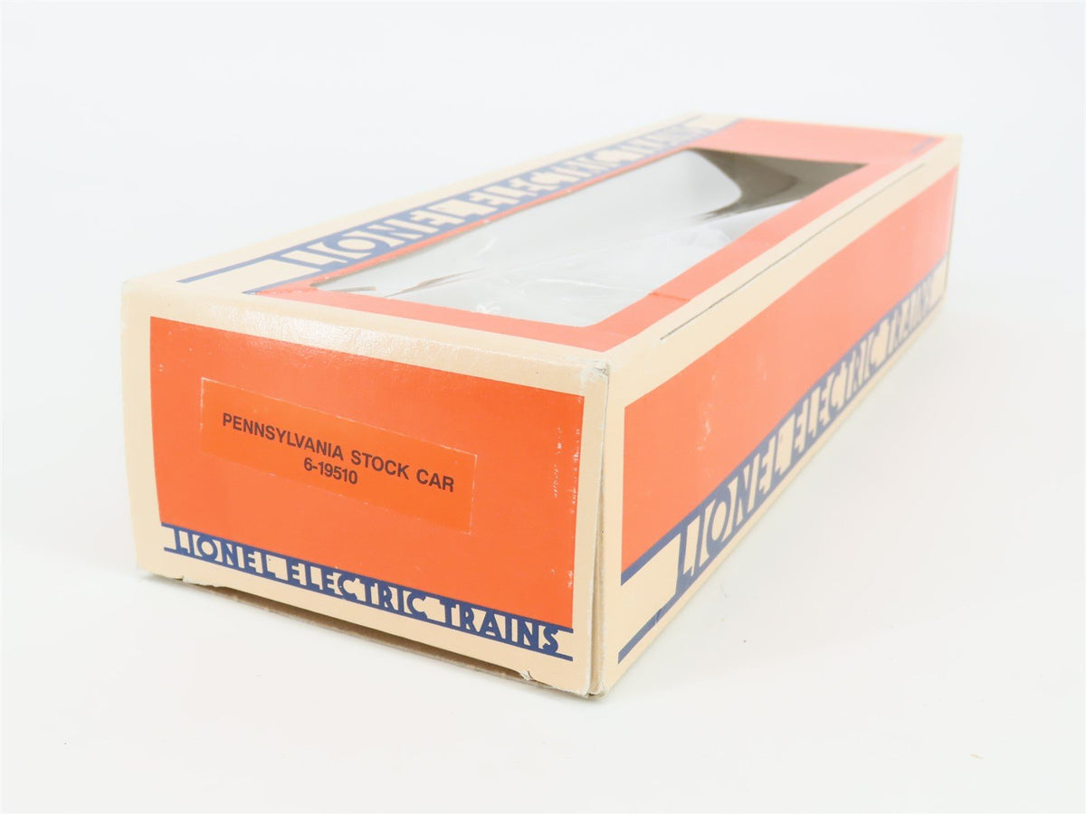 O Gauge 3-Rail Lionel 6-19510 PRR Pennsylvania Railroad Stock Car #19510