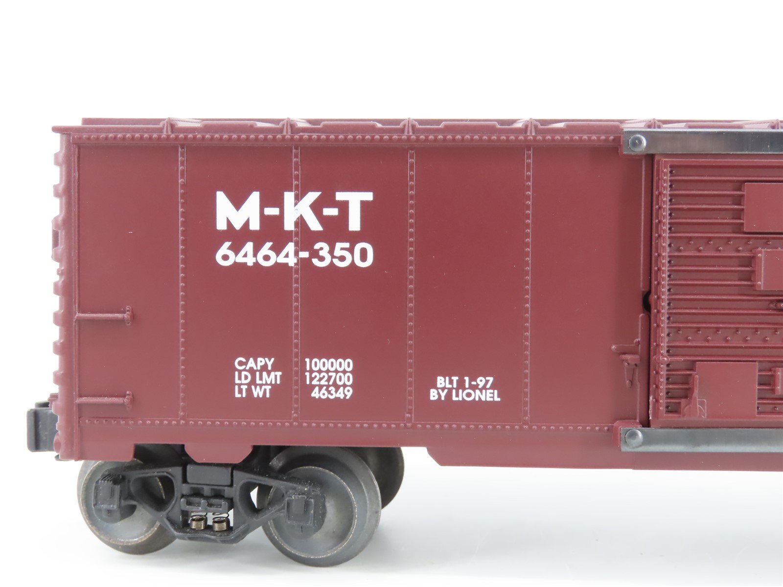 O Gauge 3-Rail Lionel 6-19293 M-K-T The Katy Single Door Box Car #6464-350