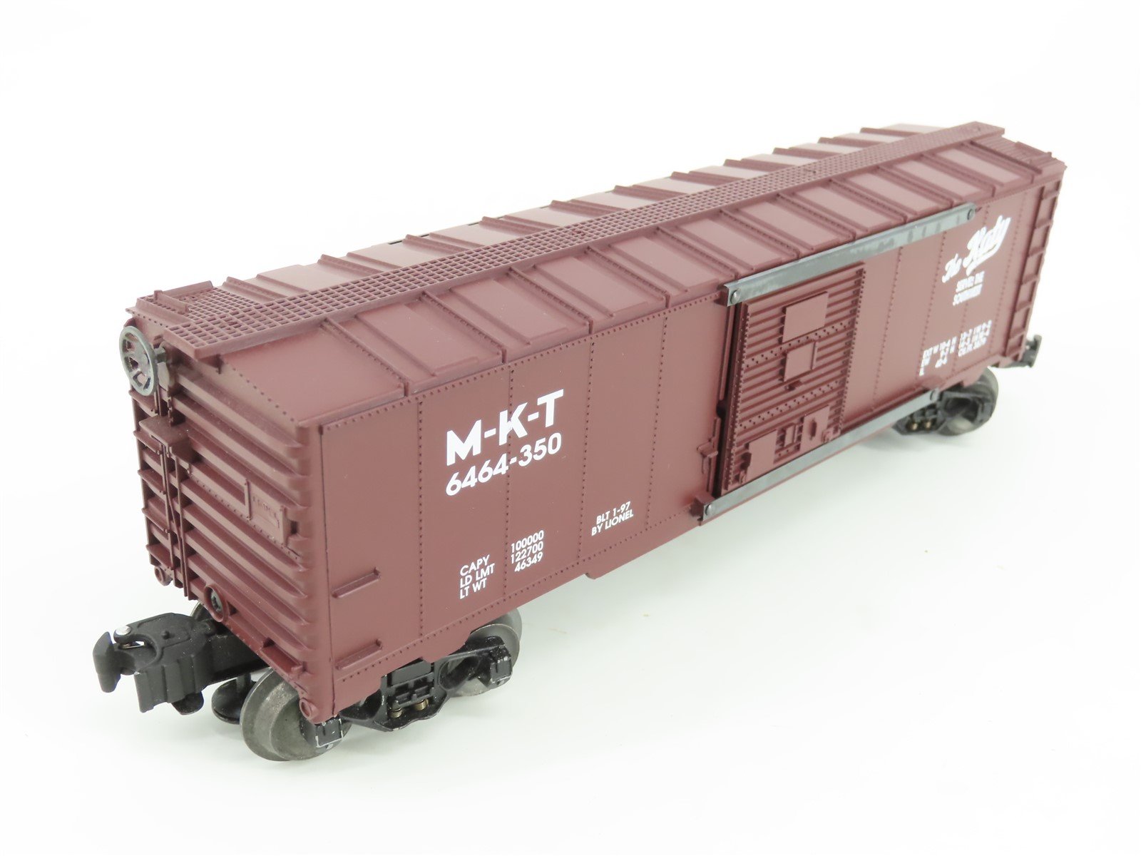 O Gauge 3-Rail Lionel 6-19293 M-K-T The Katy Single Door Box Car #6464-350