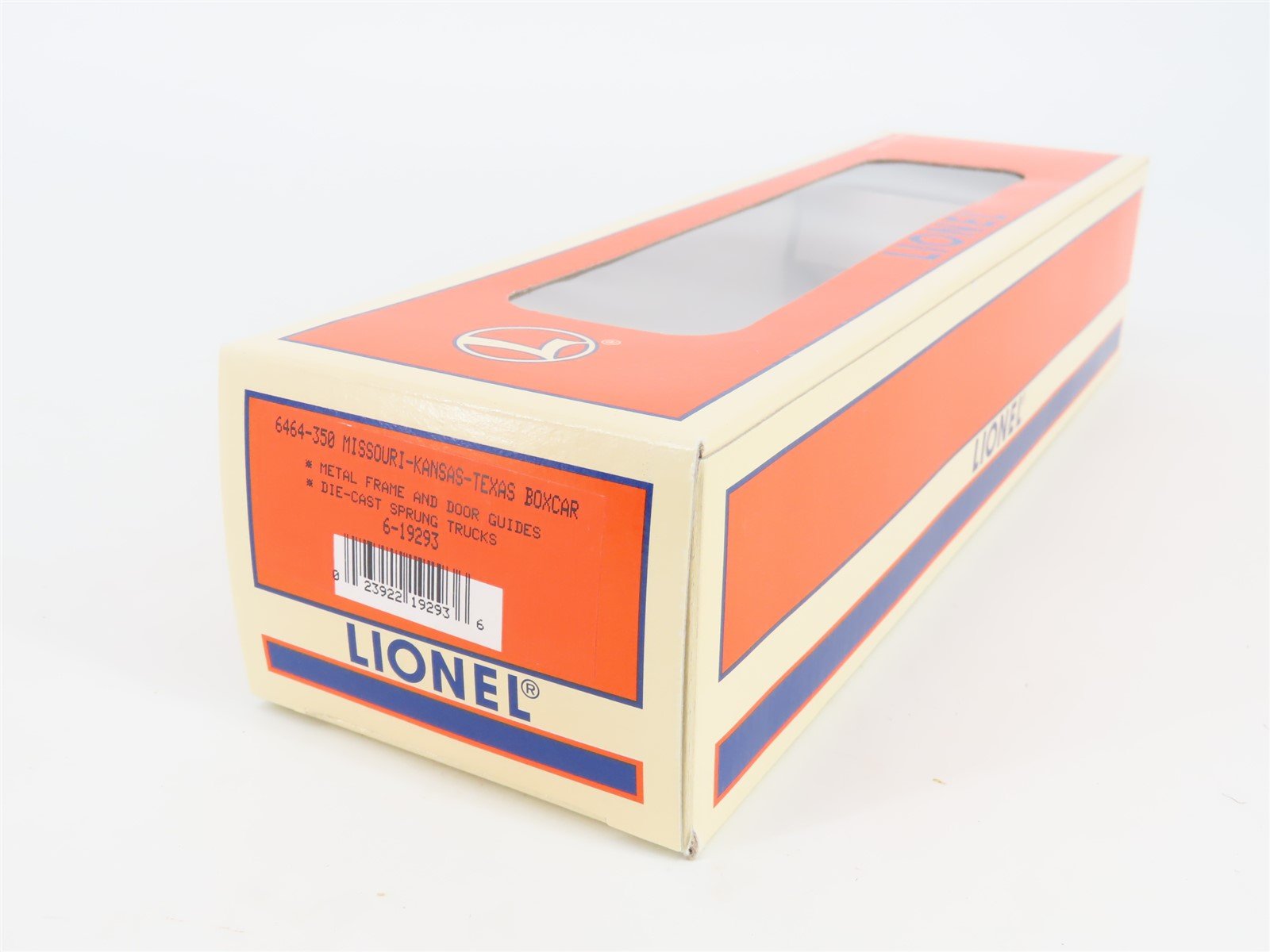 O Gauge 3-Rail Lionel 6-19293 M-K-T The Katy Single Door Box Car #6464-350