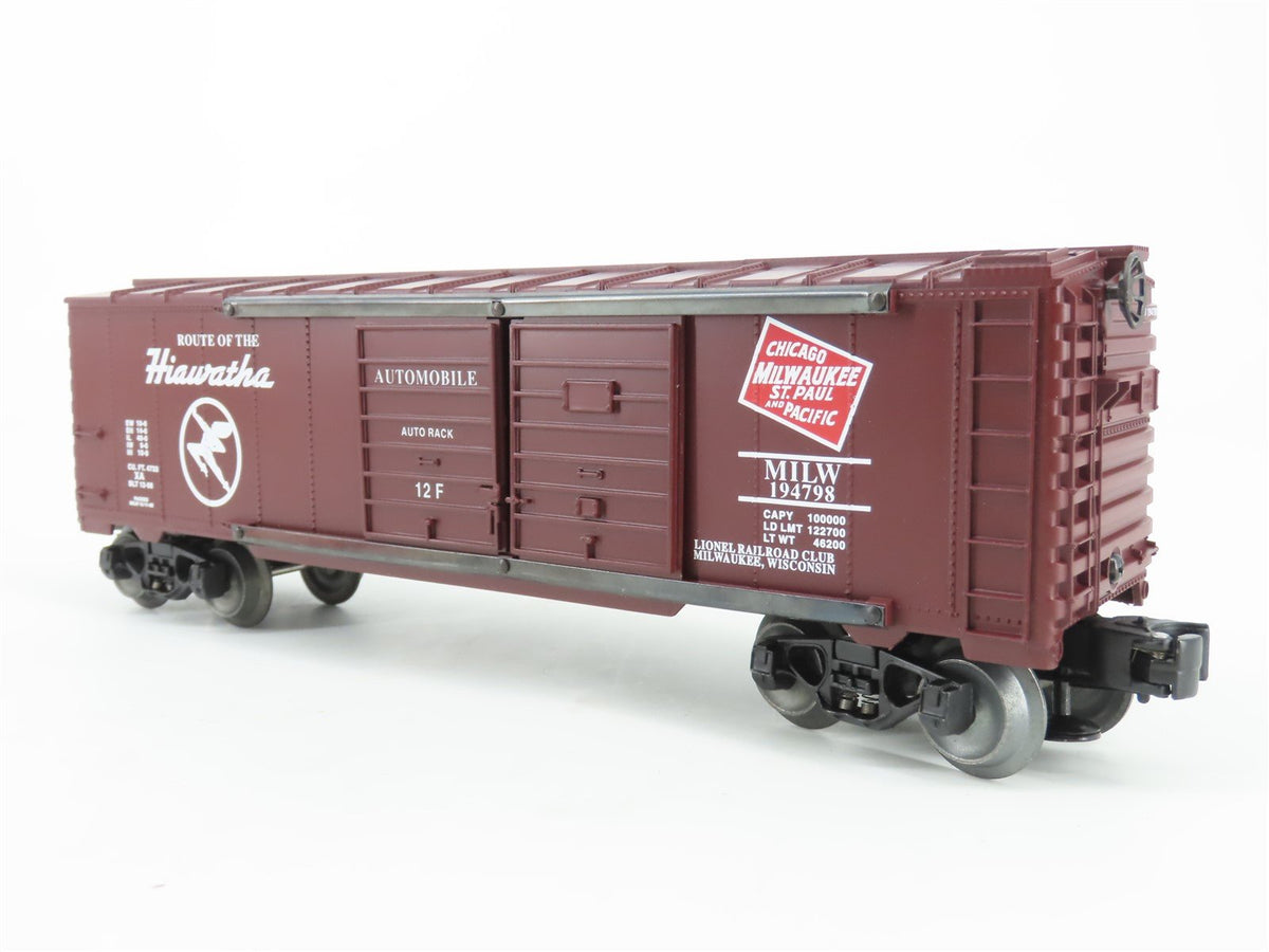 O Gauge 3-Rail Lionel LRRC MILW Milwaukee Road Double Door Box Car #194798