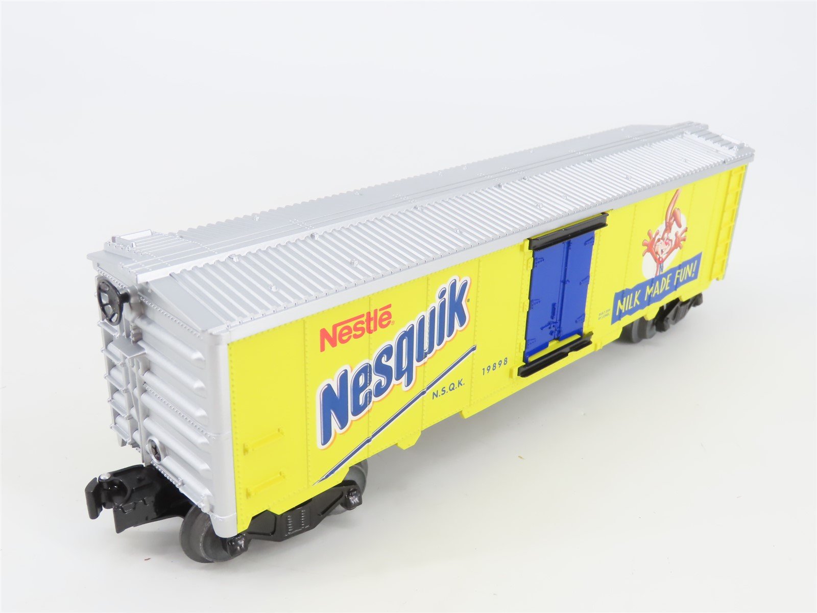 O Gauge 3-Rail Lionel 6-19898 NSQK Nestle Nesquik Operating Milk Car #19898
