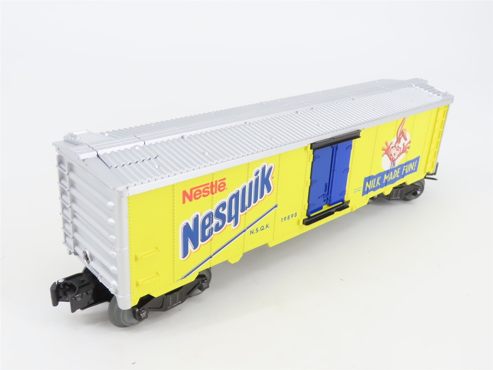 O Gauge 3-Rail Lionel 6-19898 NSQK Nestle Nesquik Operating Milk Car #19898