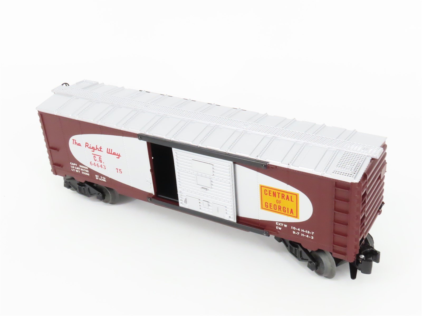 O Gauge 3-Rail Lionel Postwar 6-27776 PWC 6464 PRR/CG Boxcar 2 Pack #3