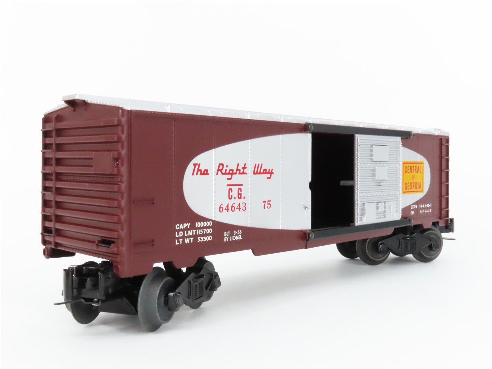 O Gauge 3-Rail Lionel Postwar 6-27776 PWC 6464 PRR/CG Boxcar 2 Pack #3