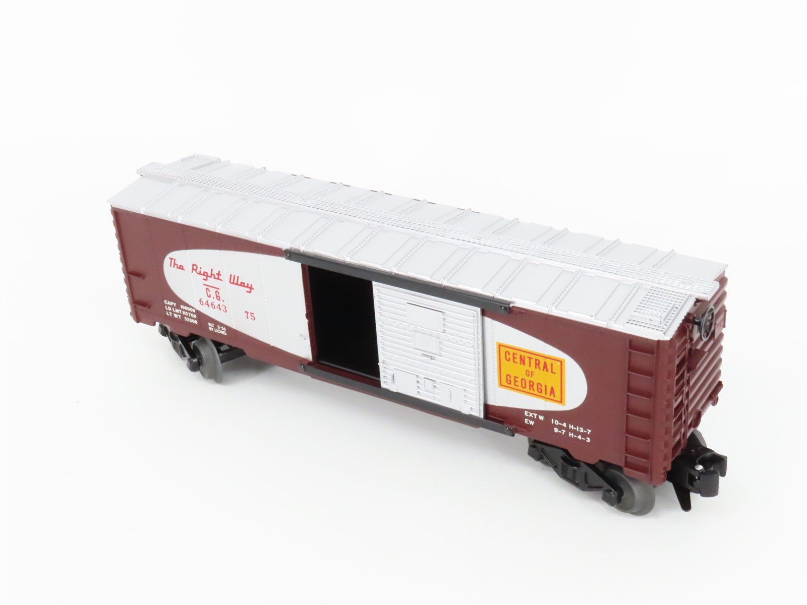 O Gauge 3-Rail Lionel Postwar 6-27776 PWC 6464 PRR/CG Boxcar 2 Pack #3