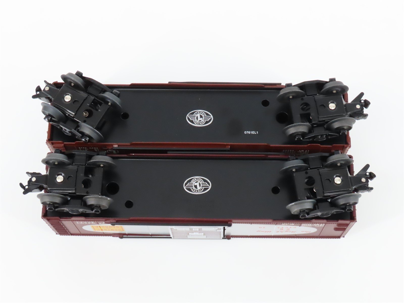 O Gauge 3-Rail Lionel Postwar 6-27776 PWC 6464 PRR/CG Boxcar 2 Pack #3