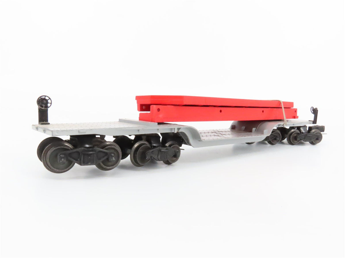 O Gauge 3-Rail Lionel 6418 Lionel Machinery Car w/US Steel Bridge Girders