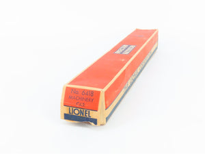 O Gauge 3-Rail Lionel 6418 Lionel Machinery Car w/US Steel Bridge Girders
