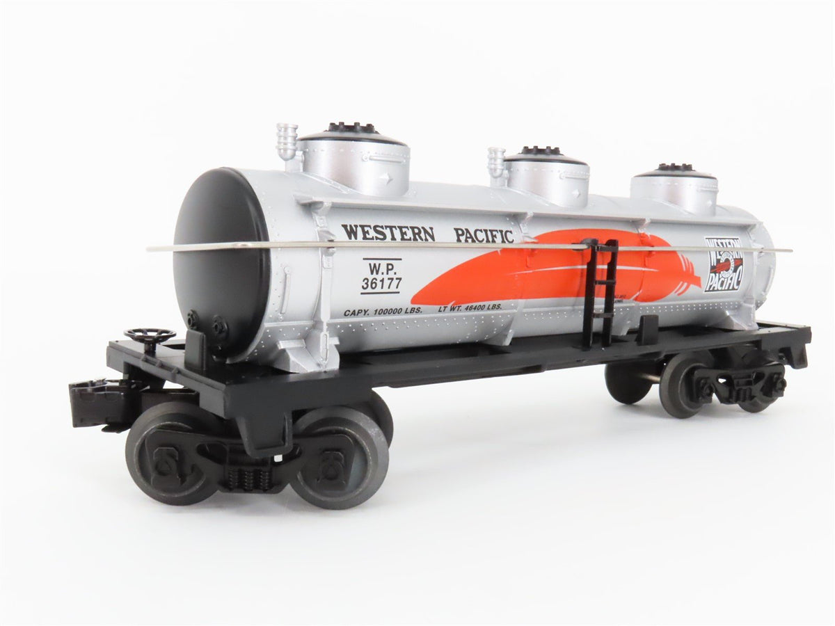 O Gauge 3-Rail Lionel 6-36177 WP Western Pacific Feather 3 Dome Tank Car #36177