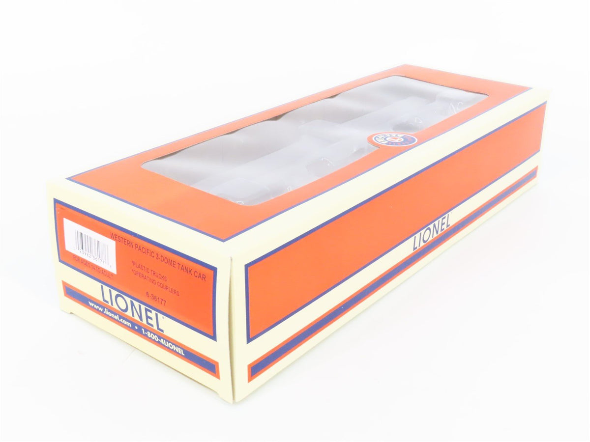 O Gauge 3-Rail Lionel 6-36177 WP Western Pacific Feather 3 Dome Tank Car #36177