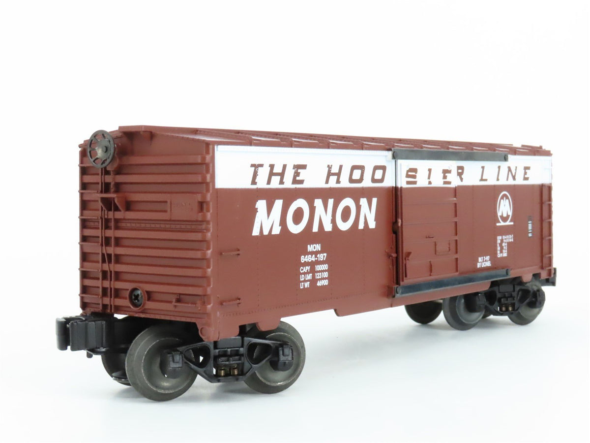 O Gauge 3-Rail Lionel 6-19289 MON 6464 Monon &quot;Hoosier Line&quot; Box Car #6464-197