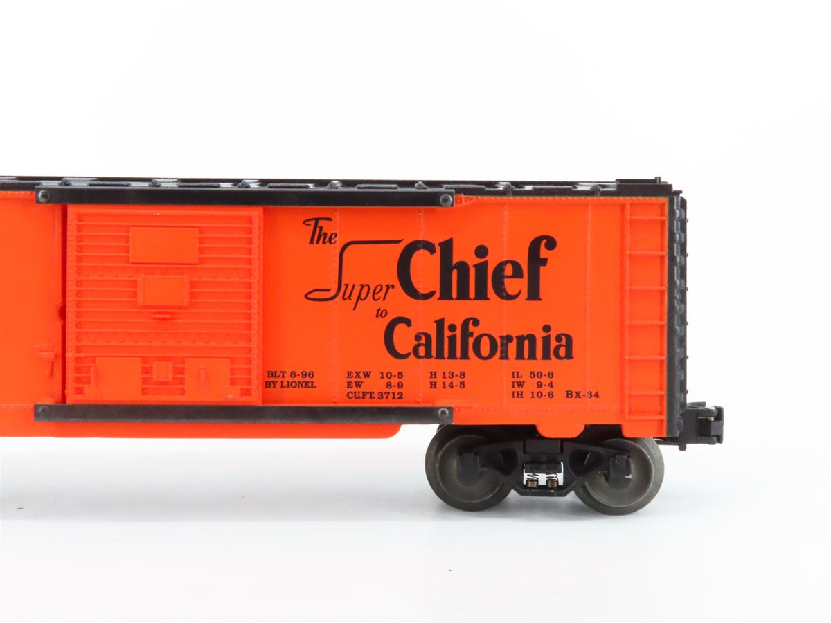 O Gauge 3-Rail Lionel 6-19282 ATSF &quot;Super Chief California&quot; Boxcar 6464-196