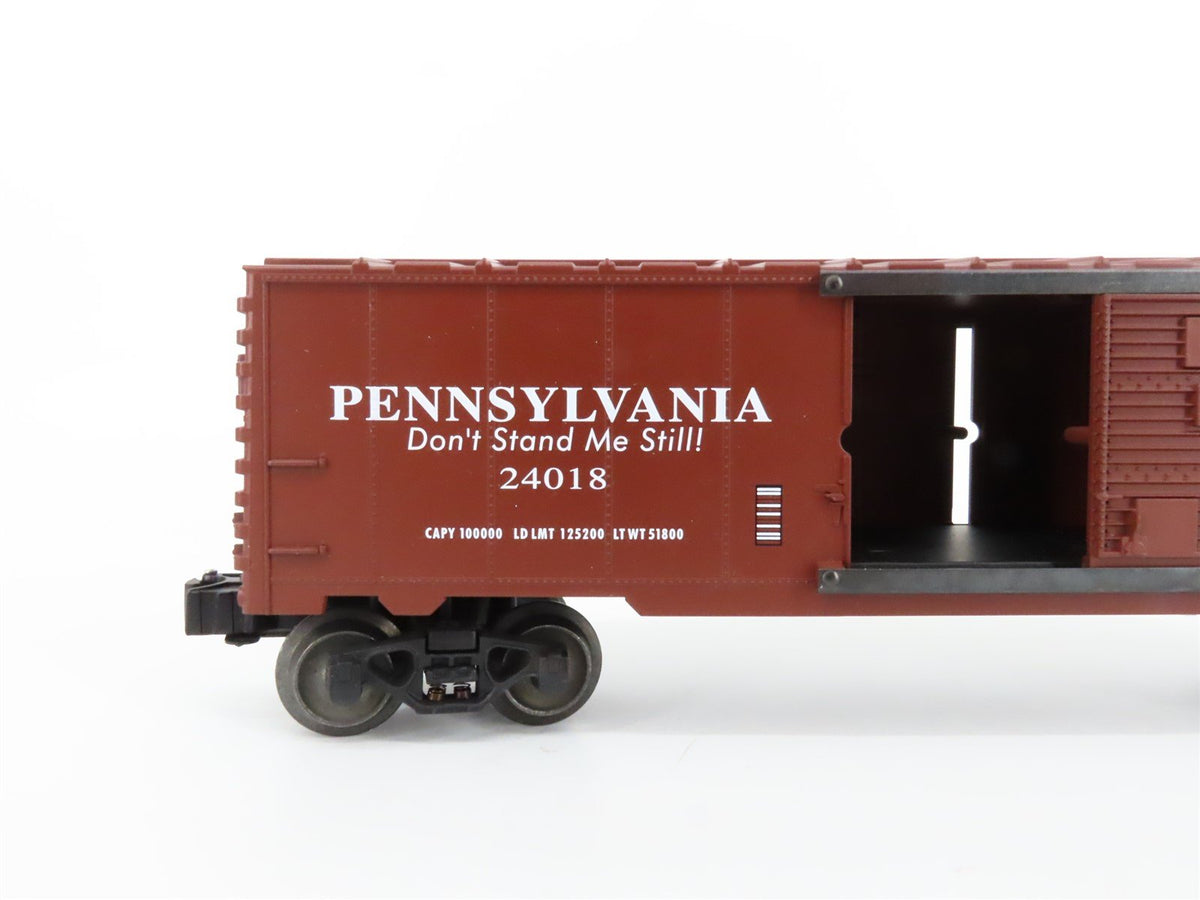 O Gauge 3-Rail Lionel 6-29295 6565 PRR &quot;Don&#39;t Stand Me Still!&quot; Box Car #24018
