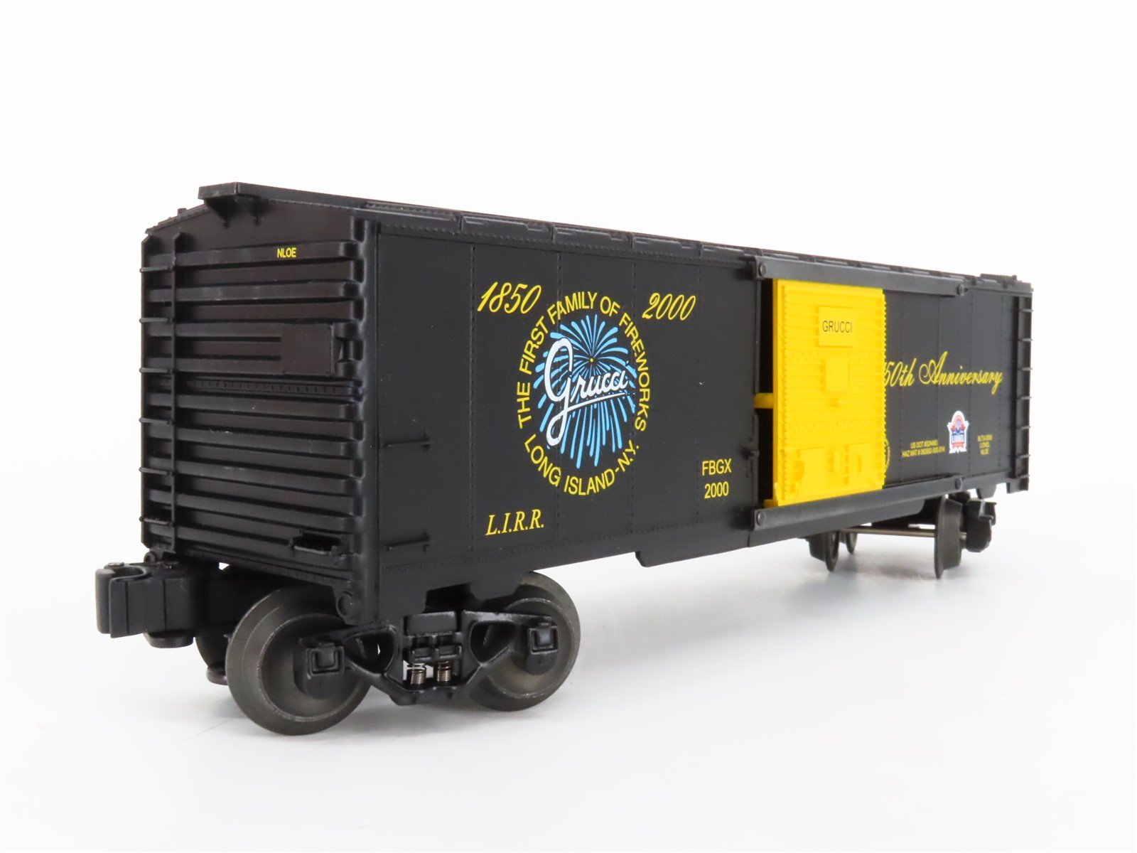 O Gauge 3-Rail Lionel 6-52186 LIRR FBGX Grucci 150th Anniversary Box Car 2000