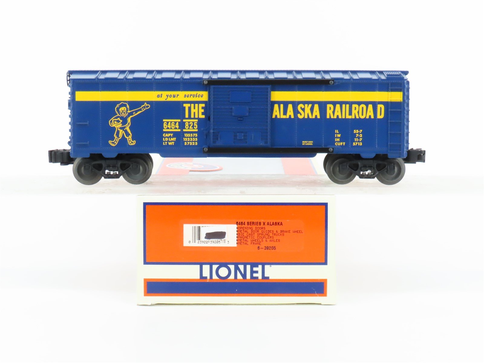O Gauge 3-Rail Lionel 6-39205 6464 Series ARR Alaska Railroad #6464-825