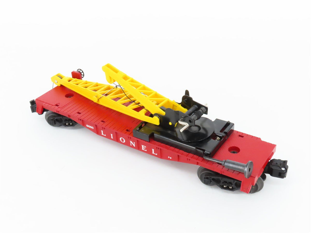 O Gauge 3-Rail Lionel Postwar Series 6-29857 Lionel Boom Crane Car #6660