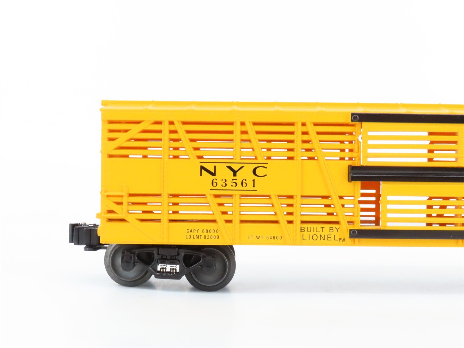 O Gauge 3-Rail Lionel Postwar 6-19573 NYC New York Central Stock Car #63561