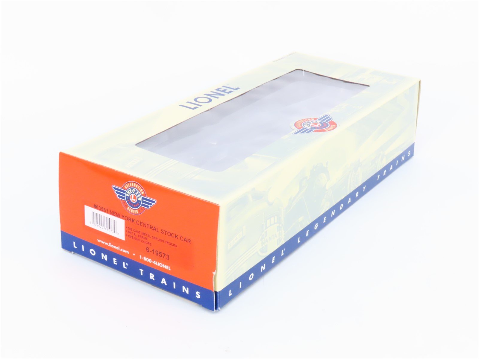 O Gauge 3-Rail Lionel Postwar 6-19573 NYC New York Central Stock Car #63561