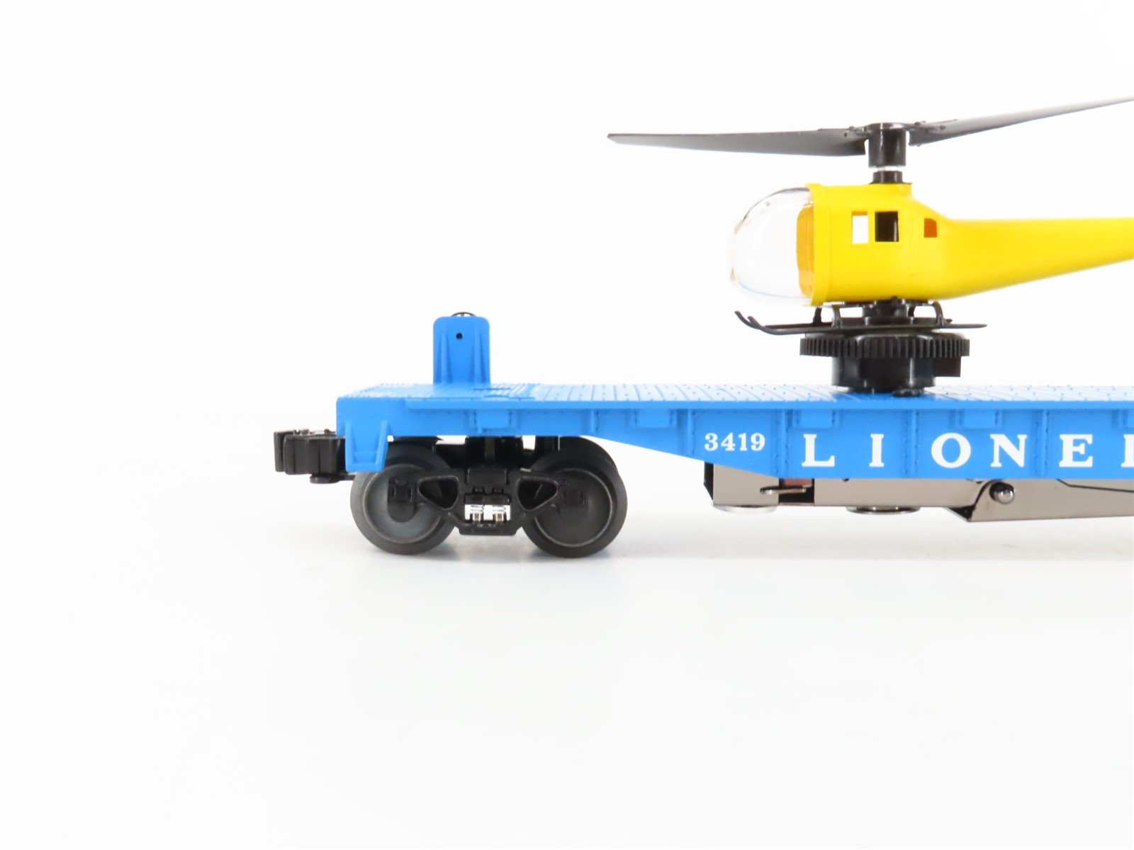 O Gauge 3-Rail Lionel Postwar 6-29827 Lionel Helicopter Launch Car #3419