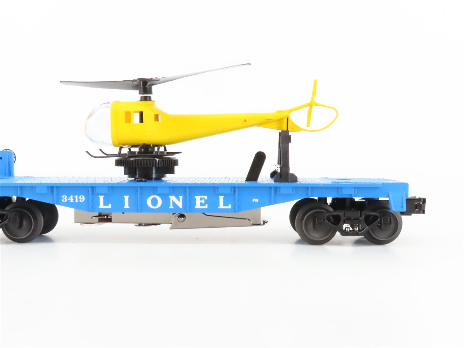 O Gauge 3-Rail Lionel Postwar 6-29827 Lionel Helicopter Launch Car #3419