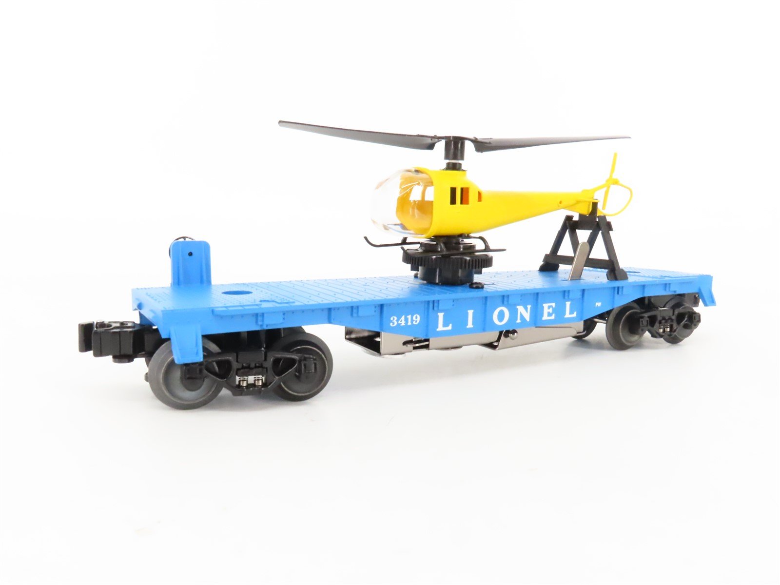 O Gauge 3-Rail Lionel Postwar 6-29827 Lionel Helicopter Launch Car #3419