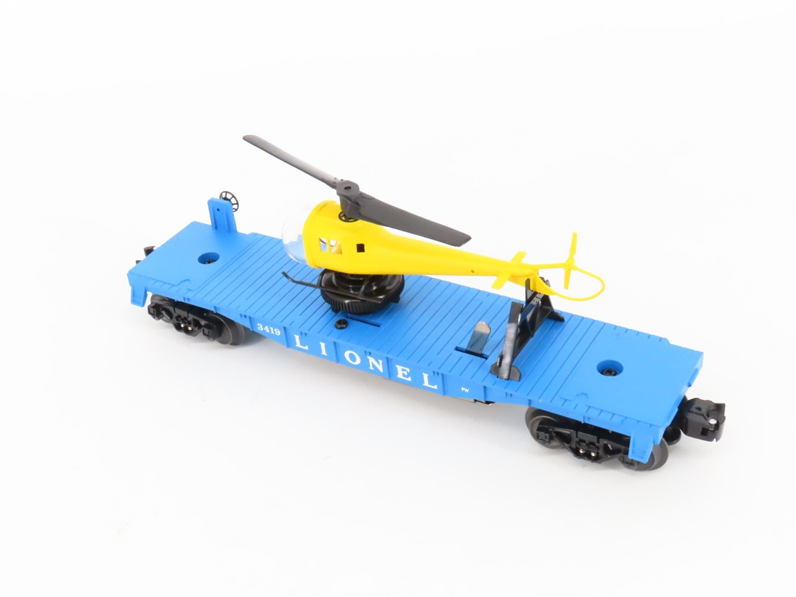 O Gauge 3-Rail Lionel Postwar 6-29827 Lionel Helicopter Launch Car #3419