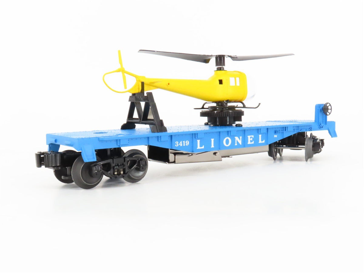 O Gauge 3-Rail Lionel Postwar 6-29827 Lionel Helicopter Launch Car #3419