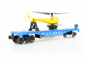 O Gauge 3-Rail Lionel Postwar 6-29827 Lionel Helicopter Launch Car #3419