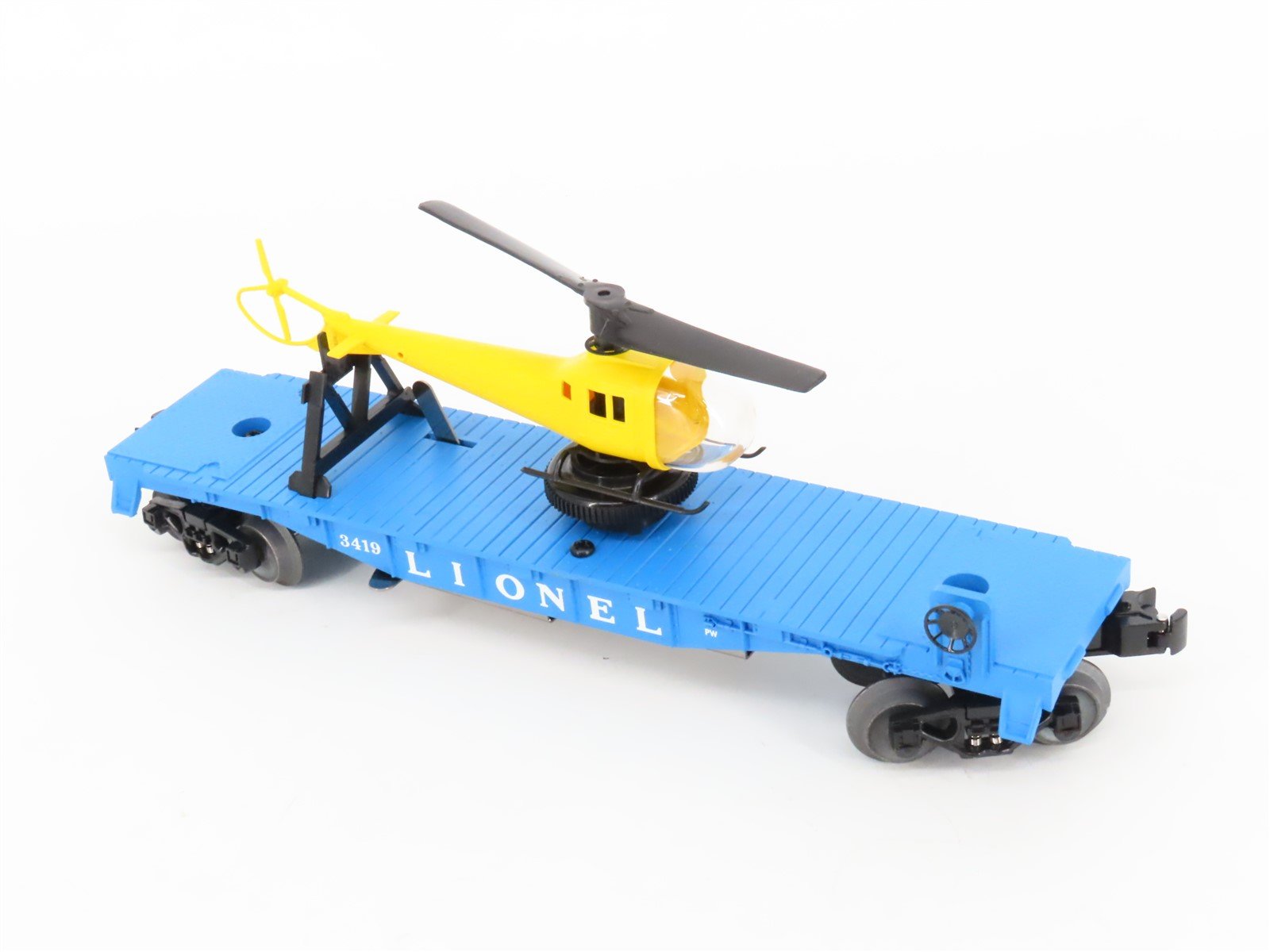 O Gauge 3-Rail Lionel Postwar 6-29827 Lionel Helicopter Launch Car #3419