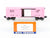 O Gauge 3-Rail Lionel RGS Trains LE MKT Katy Pink w/White Doors Boxcar 6464-350