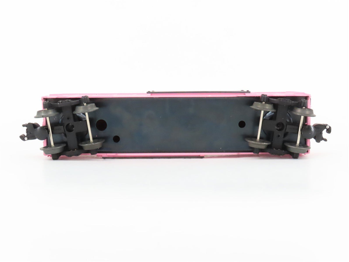 O Gauge 3-Rail Lionel RGS Trains LE MKT Katy Pink w/White Doors Boxcar 6464-350