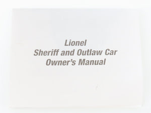 O Gauge 3-Rail Lionel 6-52348 LCCA 2005 W&A Wells Fargo Sheriff & Outlaw Car