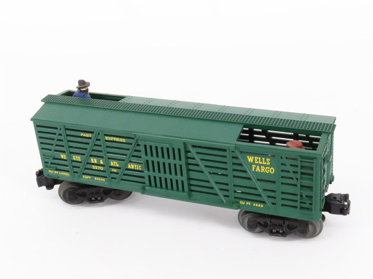 O Gauge 3-Rail Lionel Postwar 6-26765 W&amp;A Wells Fargo Sheriff &amp; Outlaw Car 3370