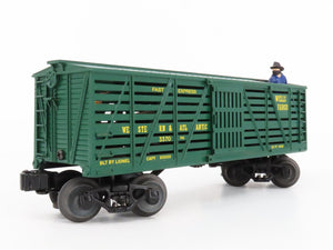 O Gauge 3-Rail Lionel Postwar 6-26765 W&A Wells Fargo Sheriff & Outlaw Car 3370