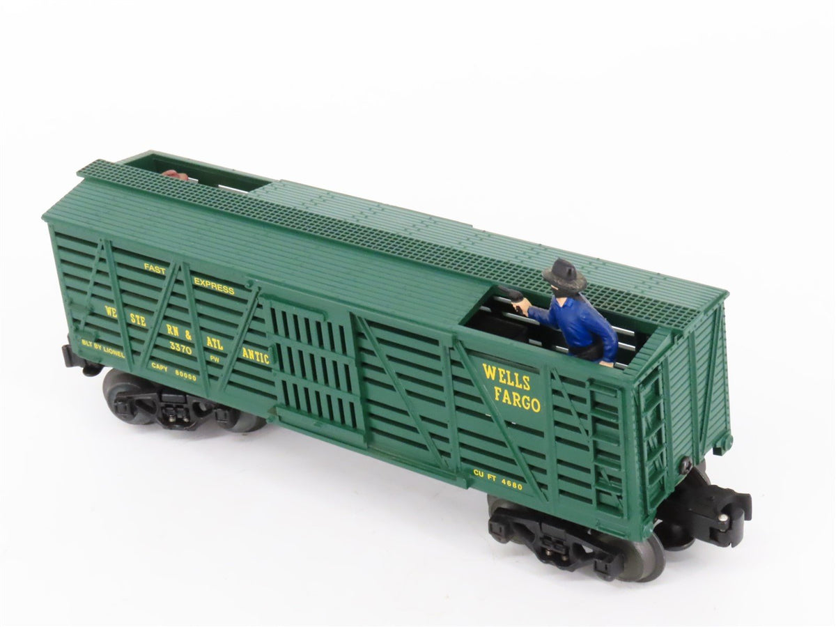 O Gauge 3-Rail Lionel Postwar 6-26765 W&amp;A Wells Fargo Sheriff &amp; Outlaw Car 3370