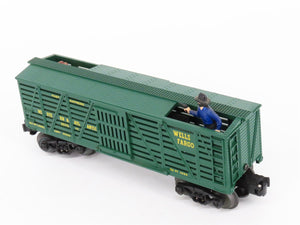 O Gauge 3-Rail Lionel Postwar 6-26765 W&A Wells Fargo Sheriff & Outlaw Car 3370