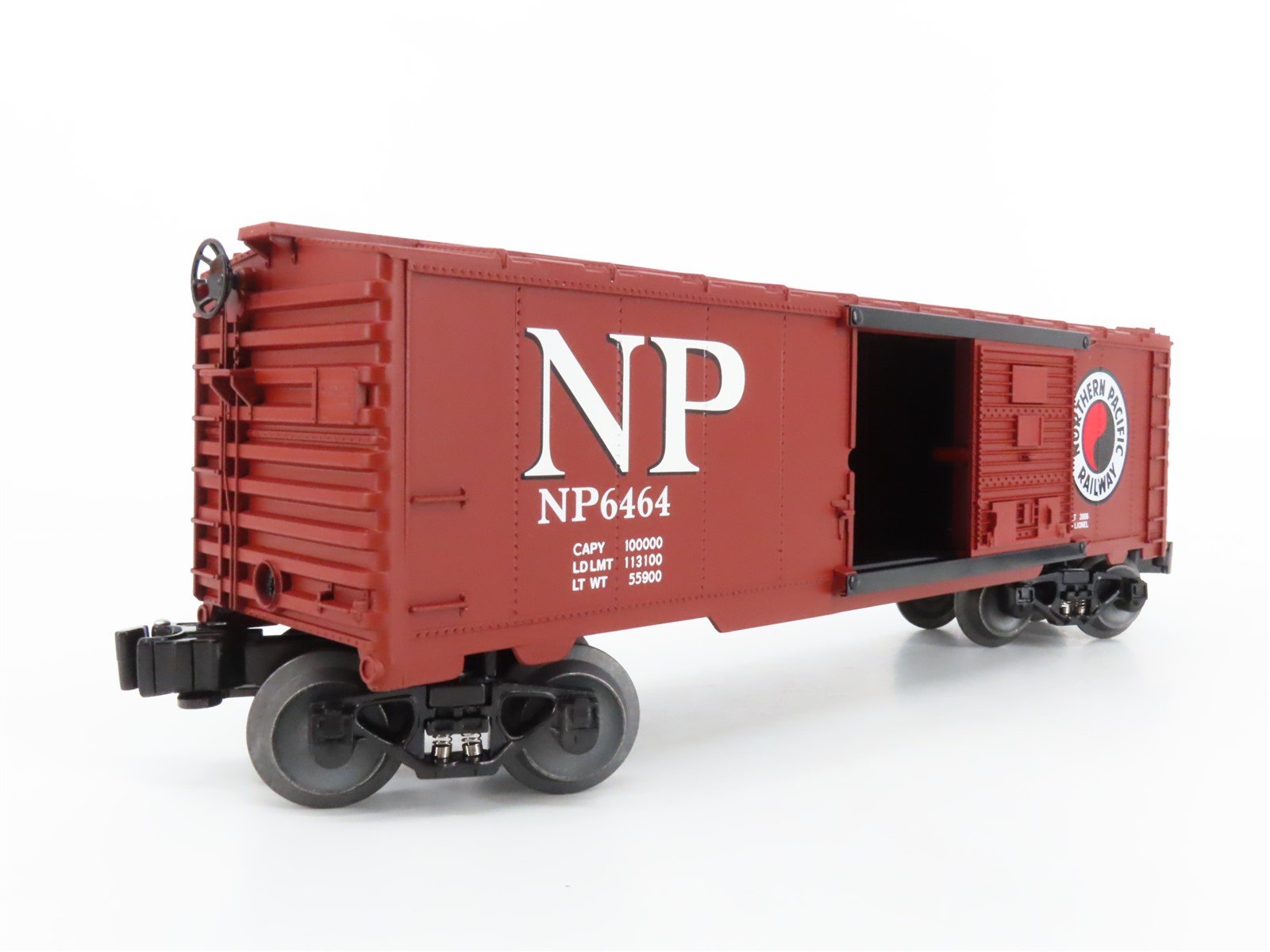 O Gauge 3-Rail Lionel 6-39274 NP Route of the Vista Dome Box Car #6464