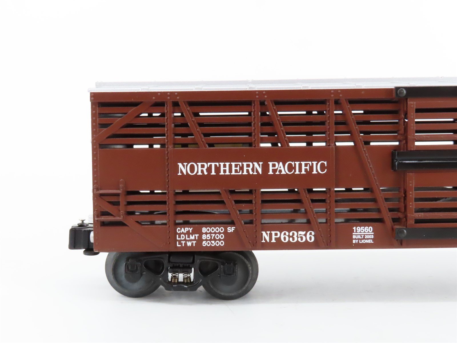 O Gauge 3-Rail Lionel 6-19560 Archive NP Northern Pacific Stock Car #6356