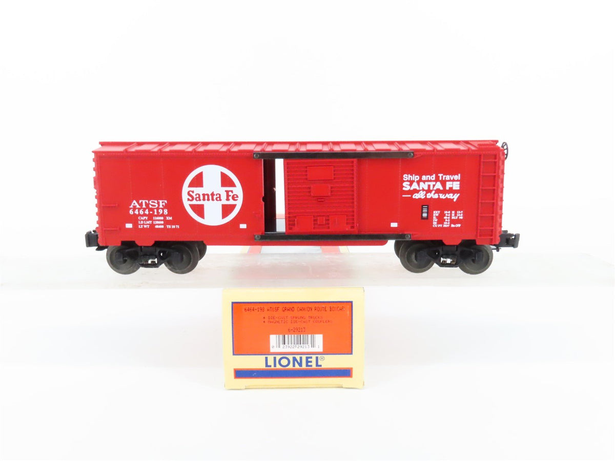 O Gauge 3-Rail Lionel 6-29213 6464 ATSF Santa Fe Ship &amp; Travel Box Car #6464-198
